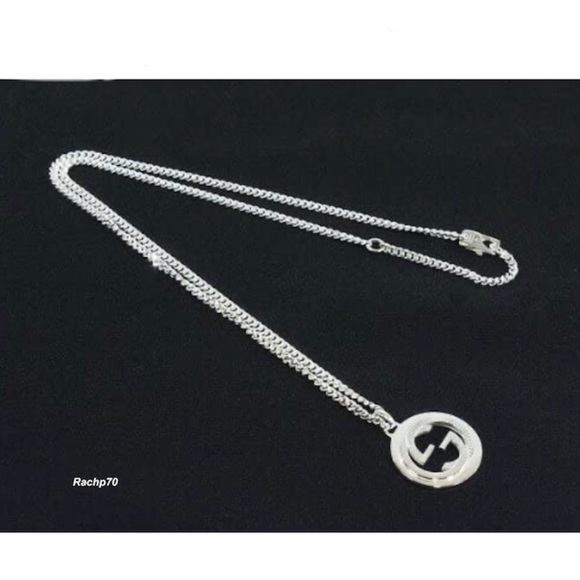 New Authentic Gucci Groove GG Necklace 22" - Picture 3 of 10